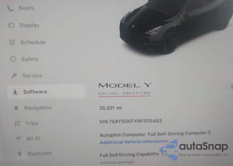2022 Tesla Model Y Performance Dual Motor All-Wheel Drive из США, поврежденный, VIN 7SAYGDEFXNF505493